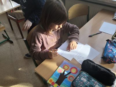 zdjęcie ze spotkania z listonoszem